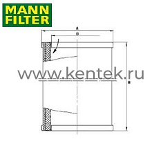 сепаратор воздух-масло MANN-FILTER LE13008 MANN-FILTER  - фото, характеристики, описание.