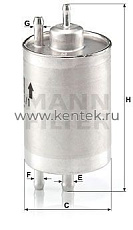 топливный фильтр MANN-FILTER WK720/1 MANN-FILTER  - фото, характеристики, описание.