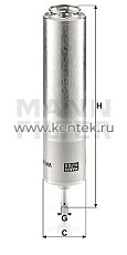 топливный фильтр MANN-FILTER WK5001 MANN-FILTER  - фото, характеристики, описание.