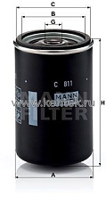воздушный фильтр MANN-FILTER C811 MANN-FILTER  - фото, характеристики, описание.