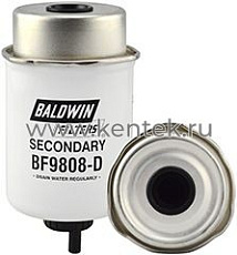 вторичный топливный фильтроэлемент со сливом Baldwin BF9808-D Baldwin  - фото, характеристики, описание.