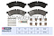 Торм. колодки дисковые задн. Iveco Daily IV-VI 06- (M2629231) MARSHALL