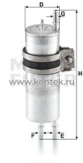 топливный фильтр MANN-FILTER WK513/4 MANN-FILTER  - фото, характеристики, описание.