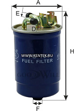 Фильтр топливный GOODWILL FG 704 GOODWILL  - фото, характеристики, описание.