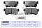 Торм. колодки дисковые задн. SsangYong Actyon I 06- / Kyron 05- / Rexton 02- (M2623673) MARSHALL