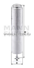 топливный фильтр MANN-FILTER WK5002X MANN-FILTER  - фото, характеристики, описание.