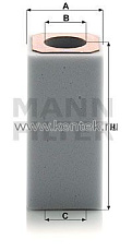 воздушный фильтр MANN-FILTER C6003 MANN-FILTER  - фото, характеристики, описание.