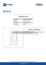 гидравлический фильтр элемент FILTREC WG142 FILTREC  - фото, характеристики, описание.