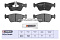 Торм. колодки дисковые передн. MB C-Class (W202) 95- / E-Class (W210) 95- / CLK (W208) 97- (M2621664) MARSHALL