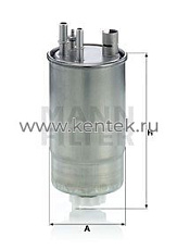 топливный фильтр MANN-FILTER WK853/24 MANN-FILTER  - фото, характеристики, описание.