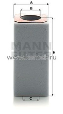 воздушный фильтр MANN-FILTER C8004 MANN-FILTER  - фото, характеристики, описание.