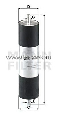 топливный фильтр MANN-FILTER WK6001 MANN-FILTER  - фото, характеристики, описание.