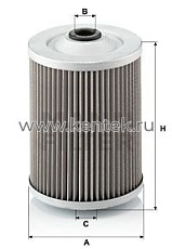 топливный фильтроэлемент MANN-FILTER P990 MANN-FILTER  - фото, характеристики, описание.