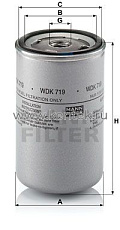 топливный фильтр высокого давления MANN-FILTER WDK719 MANN-FILTER  - фото, характеристики, описание.