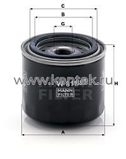 масляный фильтр MANN-FILTER W811/81 MANN-FILTER  - фото, характеристики, описание.