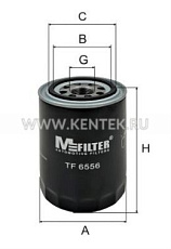 Фильтр масляный M-FILTER TF6556 M-FILTER  - фото, характеристики, описание.