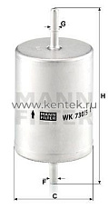 топливный фильтр MANN-FILTER WK730/5 MANN-FILTER  - фото, характеристики, описание.