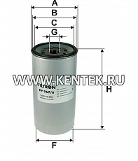топливный фильтр коробочного типа FILTRON PP967/6 FILTRON  - фото, характеристики, описание.
