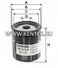 навинчивающийся масляный фильтр (коробочного типа) FILTRON OP525/6 FILTRON  - фото, характеристики, описание.