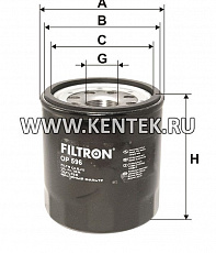 навинчивающийся масляный фильтр (коробочного типа) FILTRON OP596 FILTRON  - фото, характеристики, описание.