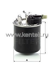 топливный фильтр MANN-FILTER WK820/14 MANN-FILTER  - фото, характеристики, описание.