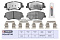 Торм. колодки дисковые передн. Hyundai Elantra V 10-; Kia Cee'd II 12- / Cerato III 13- /Sorento II 09- (M2625708) MARSHALL