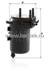 топливный фильтр MANN-FILTER WK939/5 MANN-FILTER  - фото, характеристики, описание.