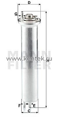 топливный фильтр MANN-FILTER WK532 MANN-FILTER  - фото, характеристики, описание.
