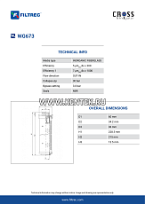 гидравлический фильтр элемент FILTREC WG673 FILTREC  - фото, характеристики, описание.
