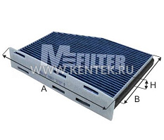 Фильтр салонный M-FILTER K908BIO M-FILTER  - фото, характеристики, описание.