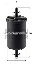 топливный фильтр MANN-FILTER WK6002 MANN-FILTER  - фото, характеристики, описание.