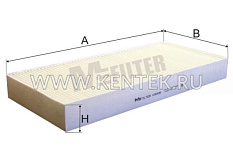 Фильтр салонный MFILTER K9005 M-FILTER  - фото, характеристики, описание.