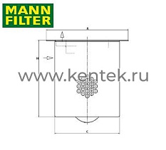 сепаратор воздух-масло MANN-FILTER LE63002x MANN-FILTER  - фото, характеристики, описание.