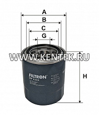 навинчивающийся масляный фильтр (коробочного типа) FILTRON OP632/4 FILTRON  - фото, характеристики, описание.