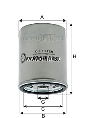 Фильтр масляный двигателя GOODWILL OG 146 HQ GOODWILL  - фото, характеристики, описание.