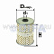 ФИЛЬТРУЮЩИЙ ЭЛЕМЕНТ ОЧИСТКИ ТОПЛИВА DIFA DIFA6302