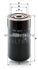 топливный фильтр высокого давления MANN-FILTER WDK950/1 MANN-FILTER  - фото, характеристики, описание.