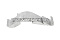 Кронштейн крыла кузовной алюминий VOLVO о.н.3987252 (M3140920) MARSHALL