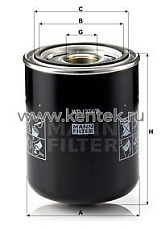 масляный фильтр высокого давления MANN-FILTER WD1374/6 MANN-FILTER  - фото, характеристики, описание.