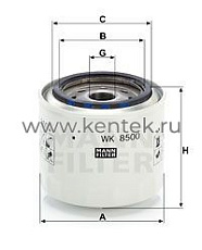 топливный фильтр MANN-FILTER WK8500 MANN-FILTER  - фото, характеристики, описание.