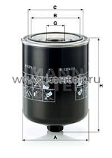 масляный фильтр MANN-FILTER W1374/11 MANN-FILTER  - фото, характеристики, описание.