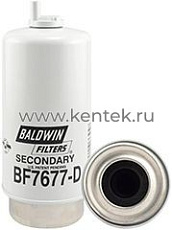 топливный фильтр - сепаратор со сливом вторичный Baldwin BF7677-D Baldwin  - фото, характеристики, описание.