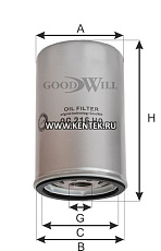 Фильтр масляный двигателя GOODWILL OG 216 HQ GOODWILL  - фото, характеристики, описание.