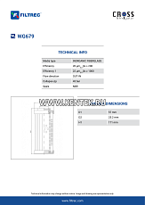 гидравлический фильтр элемент FILTREC WG679 FILTREC  - фото, характеристики, описание.