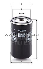 масляный фильтр высокого давления MANN-FILTER WD724/6 MANN-FILTER  - фото, характеристики, описание.