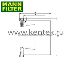сепаратор воздух-масло MANN-FILTER LE19002 MANN-FILTER  - фото, характеристики, описание.
