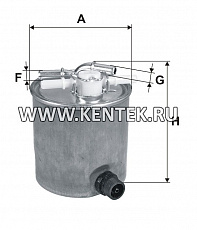 топливный фильтр коробочного типа FILTRON PP857/3 FILTRON  - фото, характеристики, описание.