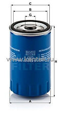 масляный фильтр MANN-FILTER W719/11 MANN-FILTER  - фото, характеристики, описание.