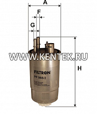 топливный фильтр коробочного типа FILTRON PP966/2 FILTRON  - фото, характеристики, описание.