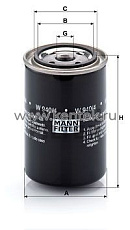 масляный фильтр MANN-FILTER W940/4 MANN-FILTER  - фото, характеристики, описание.